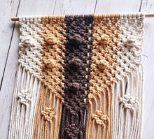 Load image into Gallery viewer, Macrame Boho Wall Hanging Design
